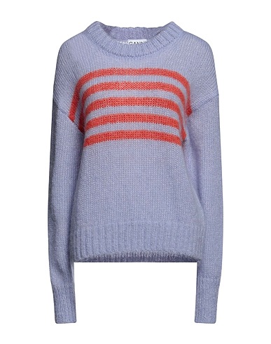 GANNI Jumper Lilac 55% Mohair wool, 29% Polyamide, 16% Wool