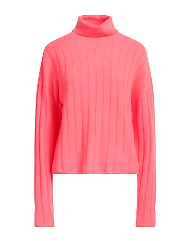 ALYSI Polo neck CRÈME Coral 55% Merino Wool, 45% Cashmere
