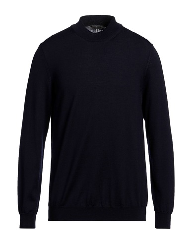 MASQ Rollkragenpullover Nachtblau 100% Merinowolle