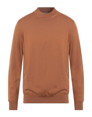 MASQ Cuello alto Camel 100% Lana Merina