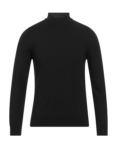 MASQ Turtleneck Black 100% Merino Wool