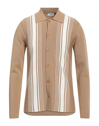 SANDRO Cardigan Khaki 70% Wool, 30% Acrylic