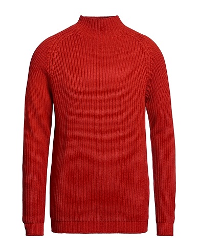 FILIPPO DE LAURENTIIS Col roulé Rouge brique 100% Laine mérinos