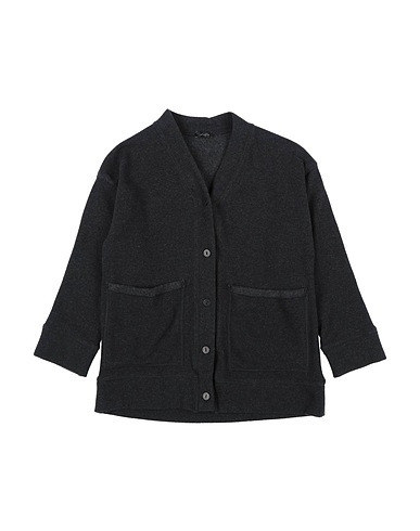 NANÁN Strickjacke Braungrau 68% Baumwolle, 28% Polyamid, 4% Elastan