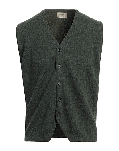 BROOKSFIELD Cardigan Verde militare 83% Lana Vergine, 17% Poliammide