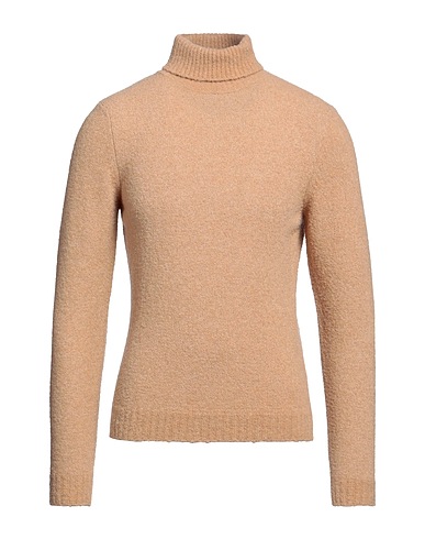 HERITAGE Rollkragenpullover Sand 80% Wolle, 20% Nylon