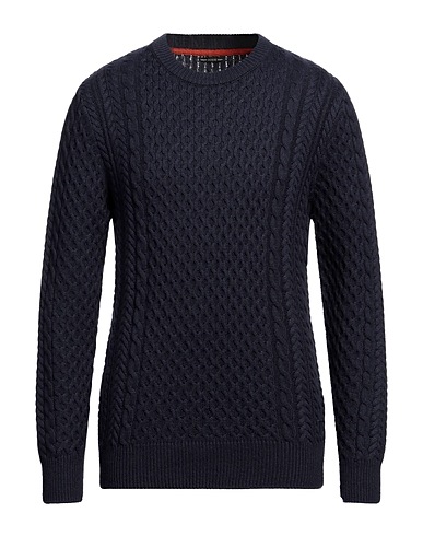 GUESS Jumper Midnight blue 33% Viscose, 30% Polyamide, 20% Wool, 17% Cotton