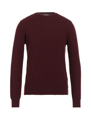 FERRANTE Pullover Cioccolato 90% Super 120s Lana, 10% Cachemire