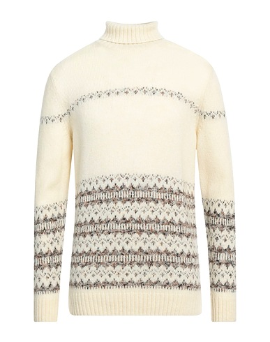 FERRANTE Polo neck Ivory 41% Polyamide, 30% Merino Wool, 27% Baby alpaca wool, 2% Viscose