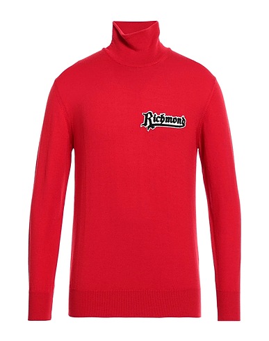 JOHN RICHMOND Turtleneck Red 100% Wool