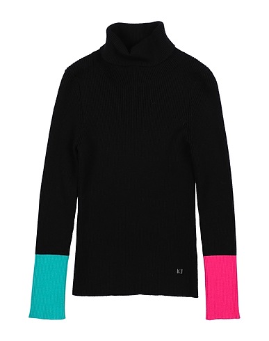 KOCCA Polo neck Black 71% Viscose, 29% Polyamide