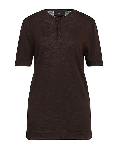 LIU •JO Jumper Chocolate brown 100% Cotton
