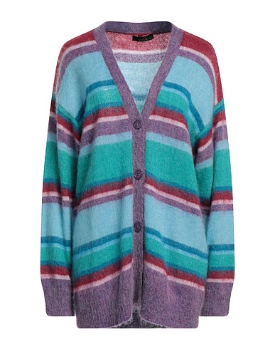ACTITUDE by TWINSET カーディガン ターコイズブルー ナイロン 30% / アクリル 30% / ウール 25% / モヘヤ 15%