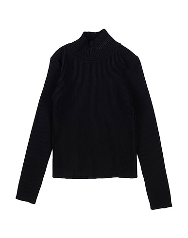 TWINSET Polo neck Black 62% Viscose, 38% Polyester