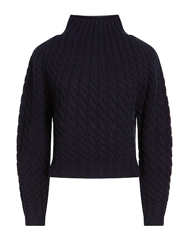 THEORY Polo neck Midnight blue 90% Wool, 10% Cashmere