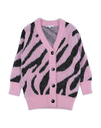 PATRIZIA PEPE Cardigan Pink 65% Synthetic fibers, 20% Acrylic, 11% Cotton, 3% Wool, 1% Elastane