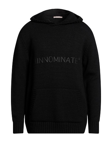 HINNOMINATE Pullover Nero 50% Lana, 50% Acrilico