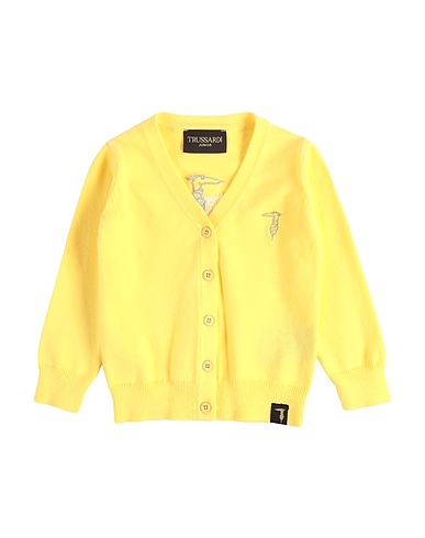 TRUSSARDI JUNIOR Cardigan Yellow 100% Cotton