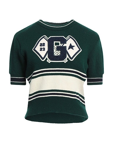 GOLDEN GOOSE Sweater Green 59% Virgin Wool, 18% Cotton, 11% Modal, 7% Polyamide, 5% Synthetic fibers