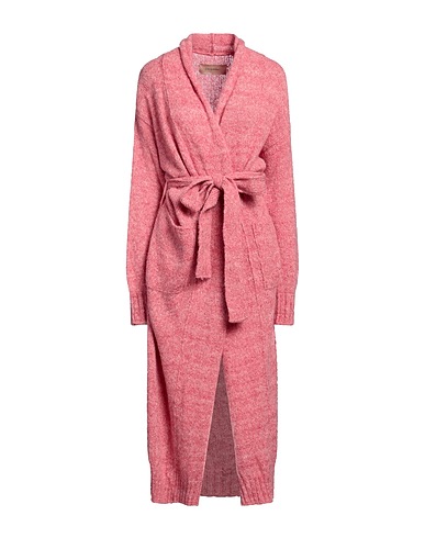 GENTRYPORTOFINO Cardigan Coral 59% Alpaca wool, 20% Polyamide, 15% Cashmere, 6% Wool