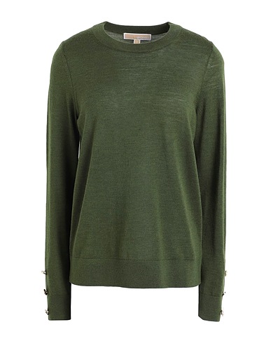 MICHAEL MICHAEL KORS Pullover Verde militare 100% Lana Merino