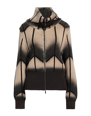 AVIÙ Cardigan Beige 86% Wool, 14% Polyamide