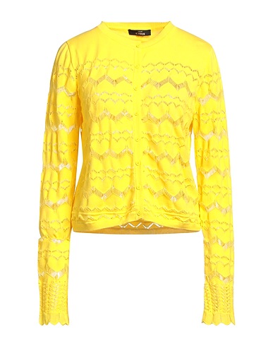 ACTITUDE by TWINSET Cardigan Yellow 100% Cotton