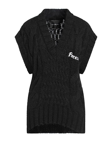 JOHN RICHMOND Jumper Black 45% Acrylic, 35% Nylon, 20% Alpaca wool