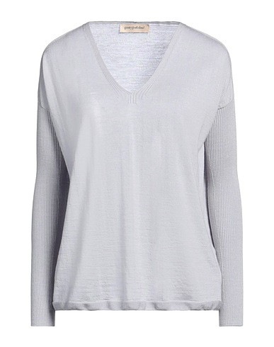 GENTRYPORTOFINO Jumper Light grey 70% Virgin Wool, 30% Silk