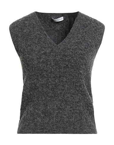 BALLANTYNE Jumper Charcoal 32% Alpaca wool, 32% Wool, 30% Polyamide, 6% Elastane