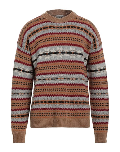 WOOLRICH Jumper Camel 100% Virgin Wool