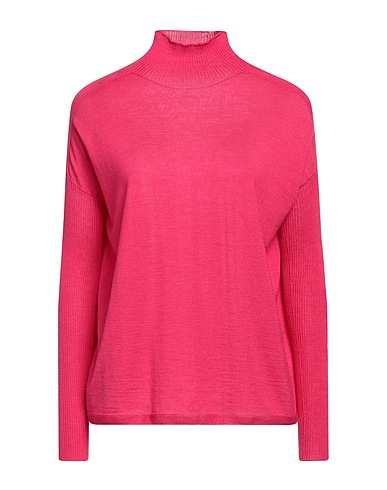 GENTRYPORTOFINO Polo neck Magenta 70% Virgin Wool, 30% Silk