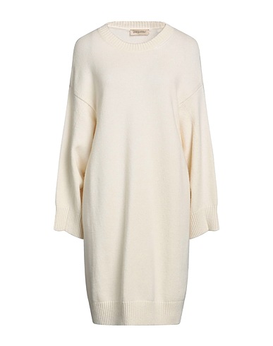 GENTRYPORTOFINO Short dress Ivory 100% Cashmere