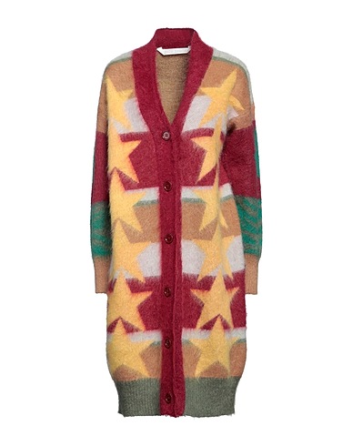 PALM ANGELS Cardigan Yellow 50% Mohair wool, 32% Polyamide, 18% Merino Wool