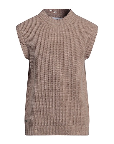 HAN KJØBENHAVN Maglia Gilet Khaki 70% Lana, 25% Poliammide, 5% Altre Fibre