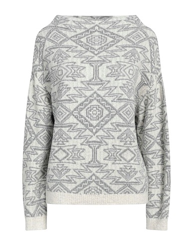 ANNECLAIRE Pullover Grigio 32% Lana, 25% Cotone, 20% Viscosa, 18% Fibre sintetiche, 5% Cachemire