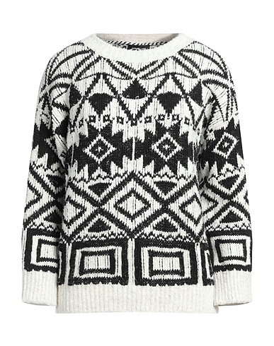 ANNECLAIRE Sweater Black 32% Wool, 25% Cotton, 20% Viscose, 18% Synthetic fibers, 5% Cashmere