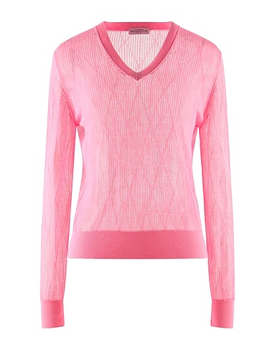BALLANTYNE Jumper Fuchsia 100% Cotton
