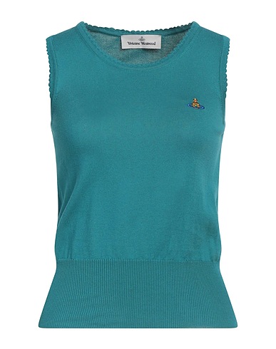 VIVIENNE WESTWOOD Jumper Pastel blue 100% Cotton