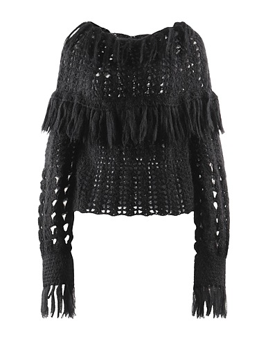ALBERTA FERRETTI Pullover Schwarz 50% Mohairwolle, 32% Polyamid, 18% Schurwolle