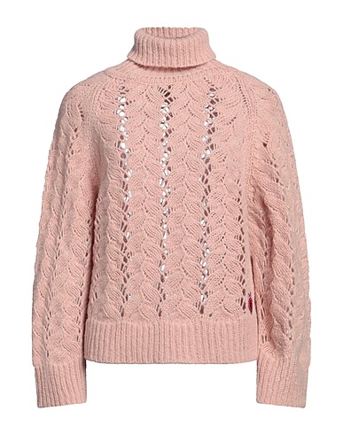 SEMICOUTURE Turtleneck Light pink 68% Alpaca wool, 22% Polyamide, 10% Wool
