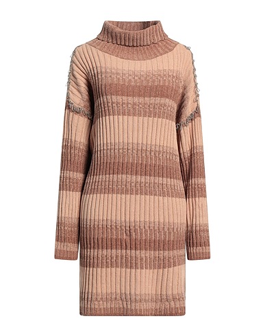 ACTITUDE by TWINSET Short dress Sand 72% Polyester, 28% Cotton
