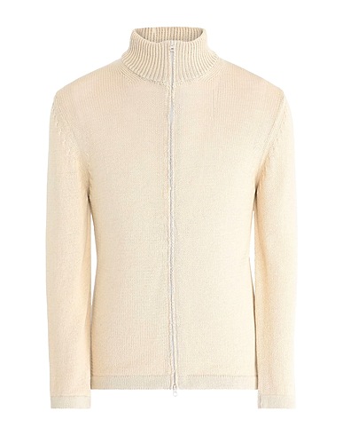 FABRIZIO DEL CARLO Cardigan Sand 100% Cotton