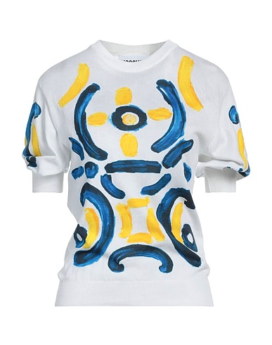 MOSCHINO Pullover Weiß 100% Baumwolle, Polyamid, Elastan
