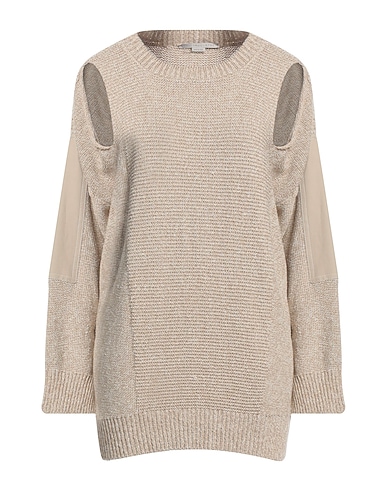 STELLA McCARTNEY Jumper Beige 51% Cotton, 35% Linen, 14% Polyamide