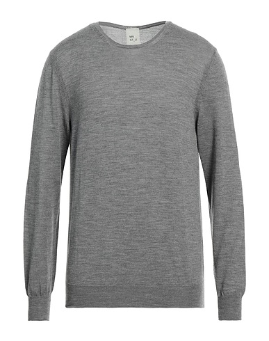 MN ST_U Sweater GRIGIO 100% Merino Wool