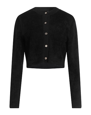 SANDRO Cardigan Black 52% Viscose, 47% Polyamide, 1% Elastane