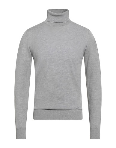 EMPORIO ARMANI Polo neck Grey 100% Virgin Wool