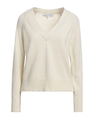 EUROPEAN CULTURE Jumper Off white 40% Wool, 30% Viscose, 20% Polyamide, 10% Cashmere