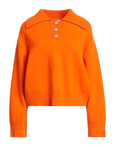 SANDRO Jumper Orange 37% Viscose, 31% Polyamide, 28% Wool, 4% Cashmere